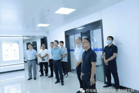 广西壮族自治区发展改革委农经处处长刘星宏一行深入巴马瑶族自治县乡村振兴研究院调研