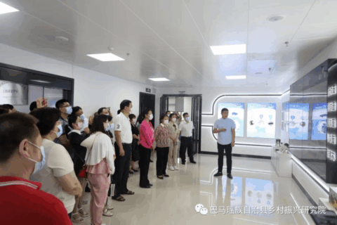 广西河池市政协副主席韦懿格一行深入巴马乡村振兴研究院调研